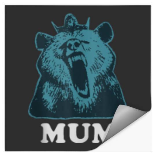 Disneyss Wreck it Ralph Bravesss Queen Elinor Bear Mum Vintages Stickers