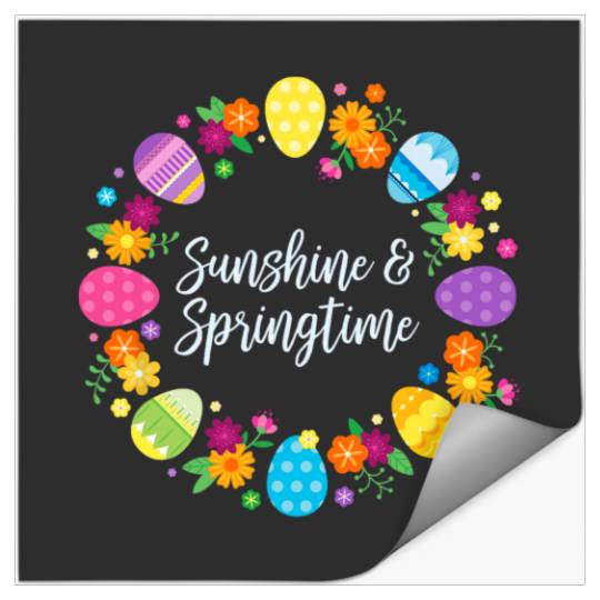 Disney Princess Easter Eggs Flowers Sunshine & Springtime Stickers