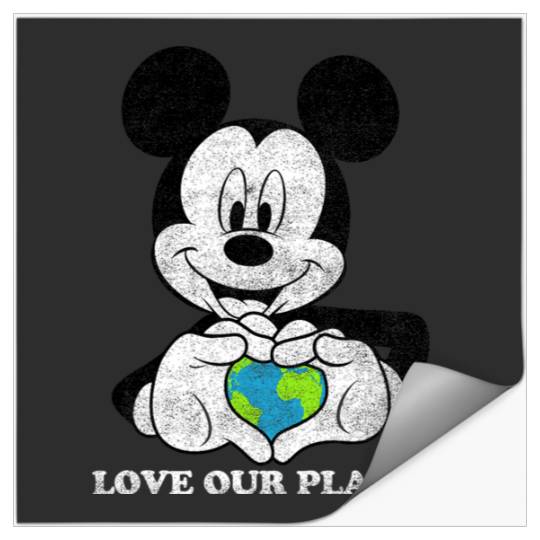 Disney Mickey Classic Mickey Love Our Planet Earth Day Stickers