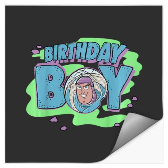 Kids Disney Pixar Toy Story Birthday Boy Buzz Lightyear Youth Stickers