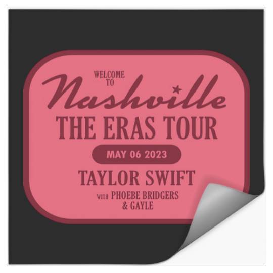 Eras Tour Nashville Night 2 May 6 Sticker Stickers