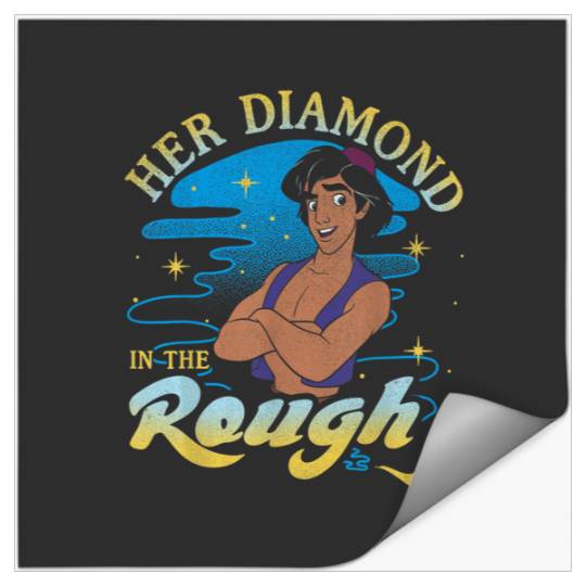 Disney Aladdin Her Diamond In The Rough Portrait Stickers