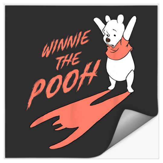 Disney Winnie The Pooh Halloween Casting Scary Shadow Stickers