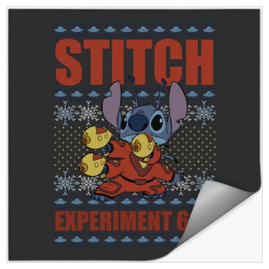 Disney Lilo Stitch Christmas Stitch Experiment 626 Merry Christmas 2024 Stickers
