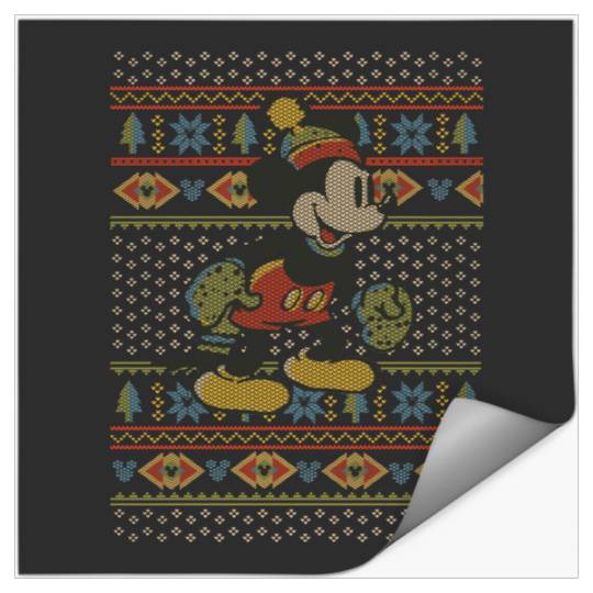 Disney Mickey Mouse Christmas Style Merry Christmas 2024 Stickers