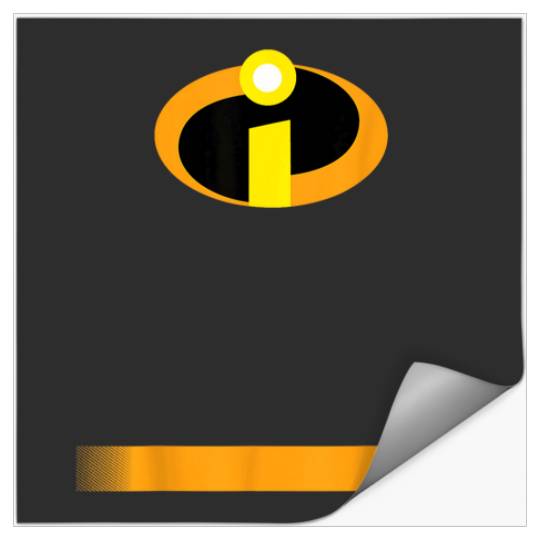 Disney and Pixars The Incredibles Superhero Cost Stickers