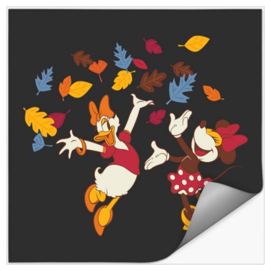 Disney Minnie Mouse and Daisy Duck Thanksgiving Fun Long Sleeve Stickers