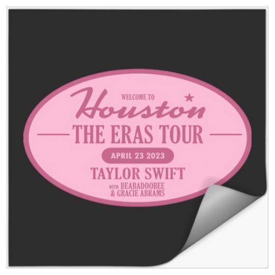 Eras Tour Houston Night 3 April 23 Sticker Stickers