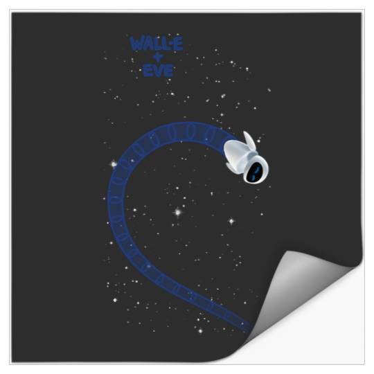 Disney Pixar WALL-E + EVE Right Half Heart Couples Pullover Hoodie Stickers