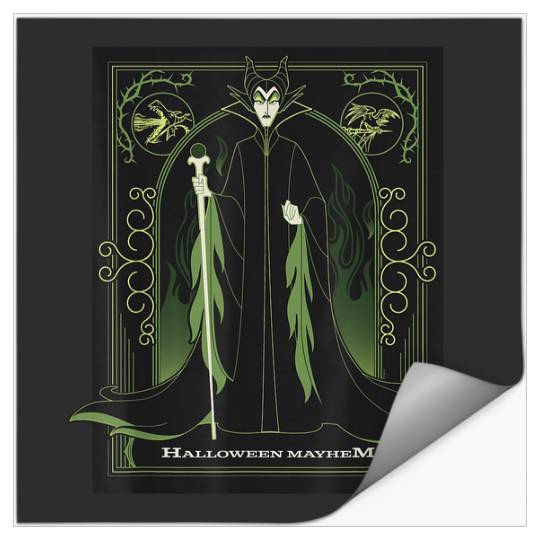 Disney Villains Maleficent Sleeping Beauty Halloween 2024 Mayhem Stickers