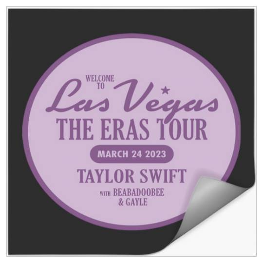 Eras Tour Las Vegas Night 1 March 24 Sticker Stickers
