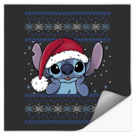 Disney Lilo Stitch Christmas Stitch Ugly Style Merry Christmas 2024 Stickers