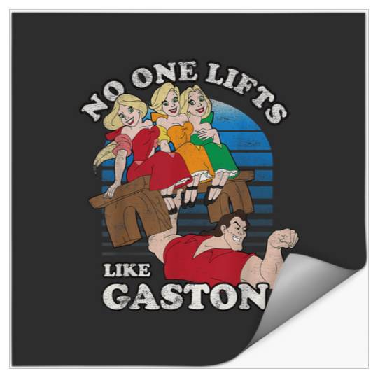 Disney Beauty and the Beast Retro No One Lifts L Stickers