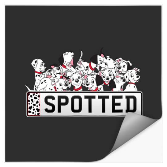 Disney 101 Dalmatians Group Shot Puppy Crew Spotted Logo Stickers