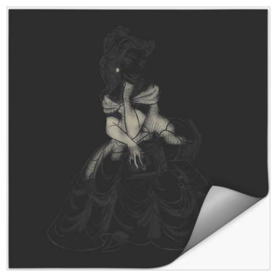 Disney Princess Belle Seated Sketch Stickers