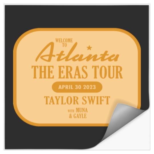 Eras Tour Atlanta Night 3 April 30 Sticker Stickers