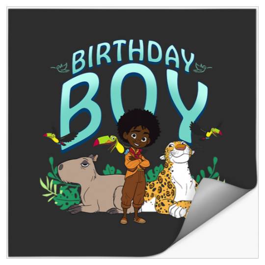 Disney Encanto Antonio Birthday Boy Animal Poster Stickers