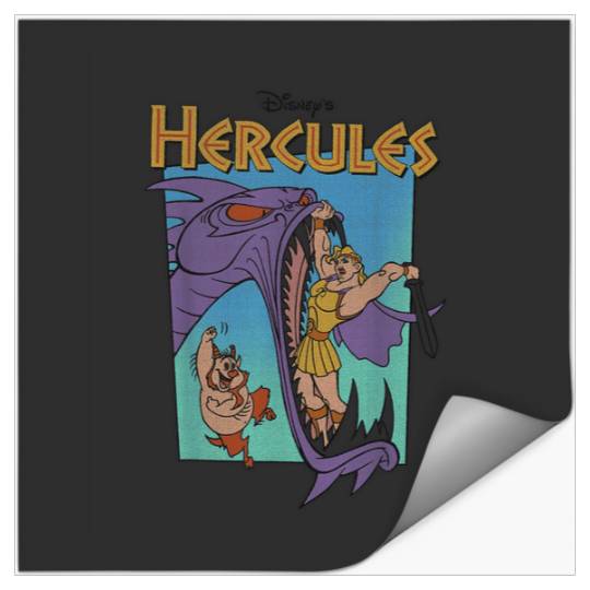 Disney Hercules Hydra Battle Retro Classic Movie Stickers