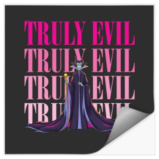 Disney Villains - Maleficent Truly Evil Stacked Stickers