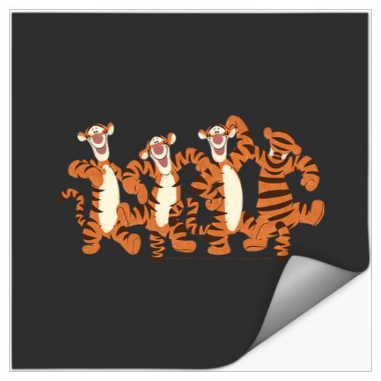 Disney Winnie The Pooh Tigger Bouncing Lineup Stickers