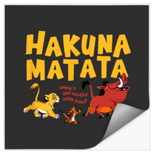 Disney The Lion King Simba Timon Pumbaa Hakuna Matata Walk Stickers