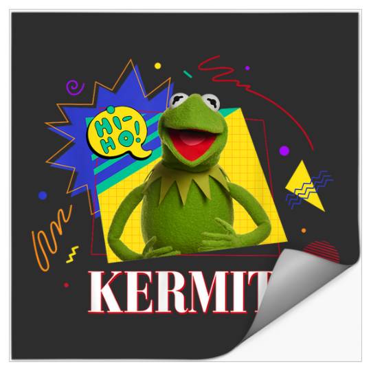 Disney Muppets K the frog Retro 90s Muppet Matching Stickers