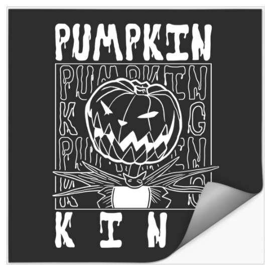 Disney The Nightmare Before Christmas Pumpkin King Stack Merry Christmas 2024 Stickers