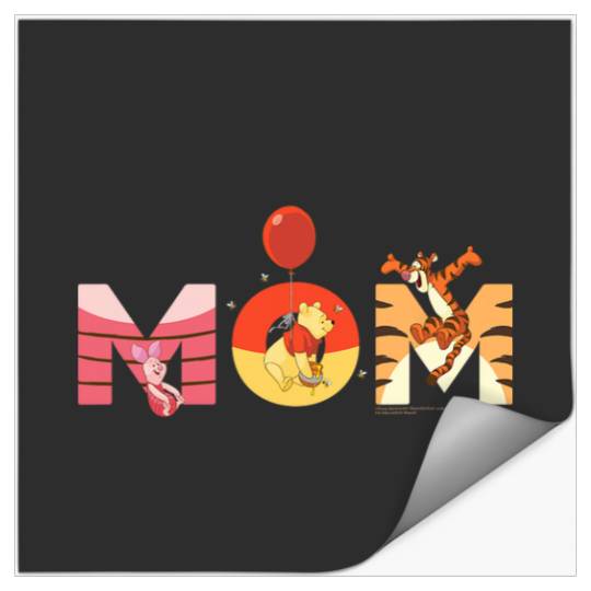 Disney Winnie the Pooh and Friends Mom Mother’s Day Birthday Stickers