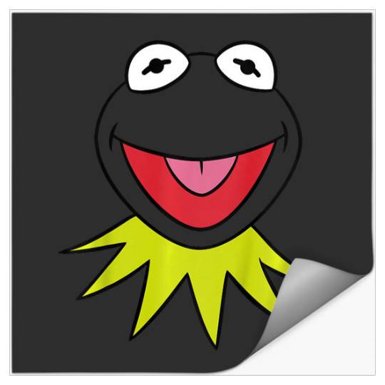 Kids Disney The Muppets Kermit Frog Happy Big Face Toddler Stickers