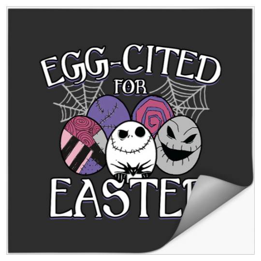 Disney The Nightmare Before Christmas Egg-Cited For Easter Stickers