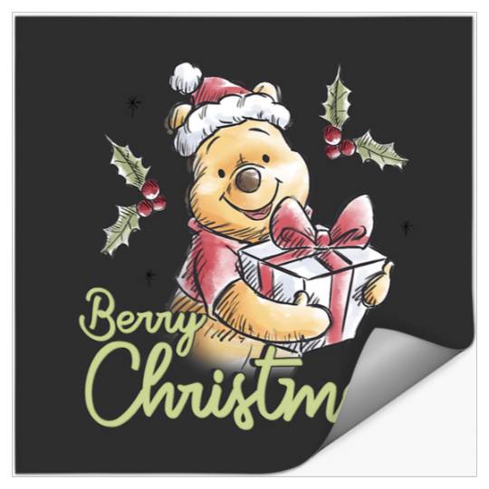 Disney Winnie the Pooh Berry Christmas Stickers