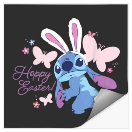 Disney Lilo Amp Stitch Hoppy Easter Bunny And Bu Stickers