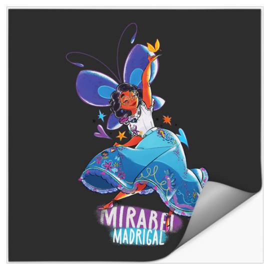 Disney Encanto Mirabel Colorful Vibes Butterfly Dance Stickers