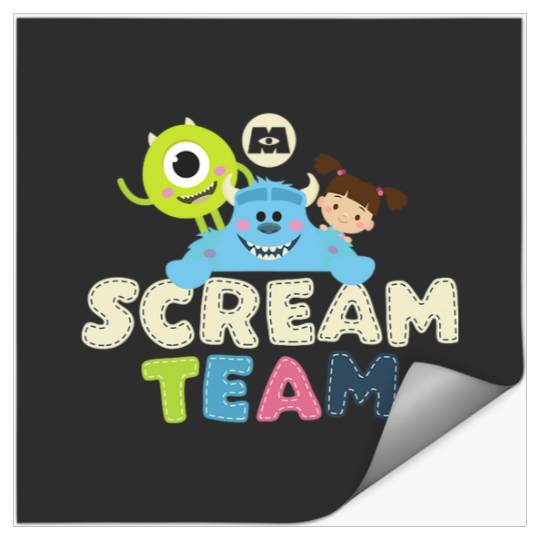 Disney Pixar Monsters Inc Scream Team Adorable Chibi Style Stickers