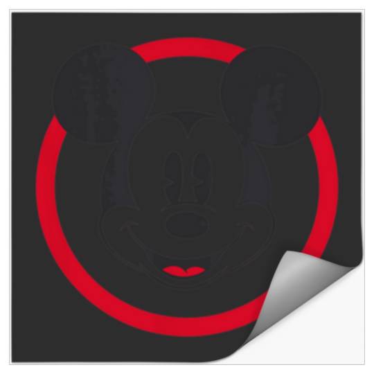 Amazon Essentials Disney Smiling Mickey In Red C Stickers