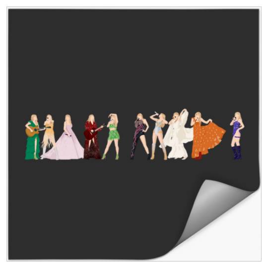 eras tour taylors v2 Stickers