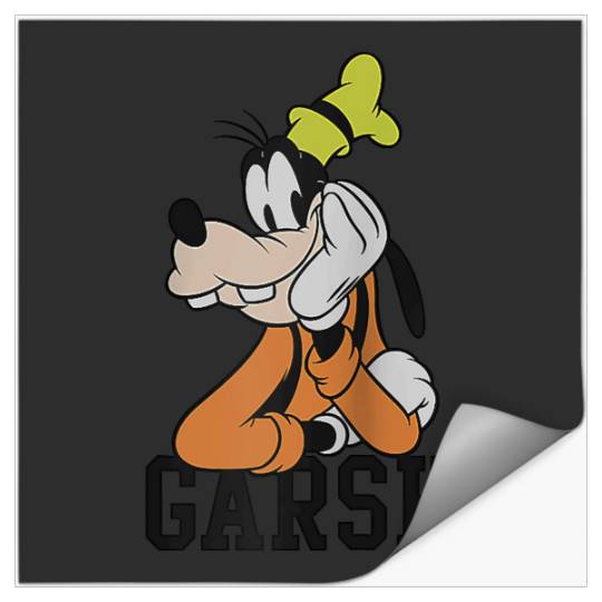Disney Garsh Goofy Raglan Baseball Tee Stickers