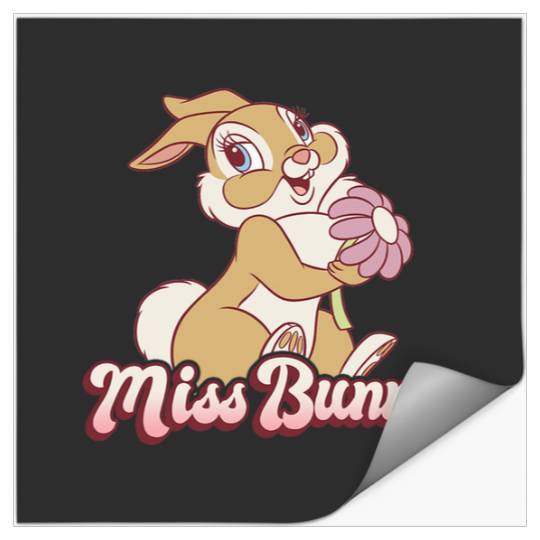 Disney Bambi Miss Bunny Floral Portrait Stickers