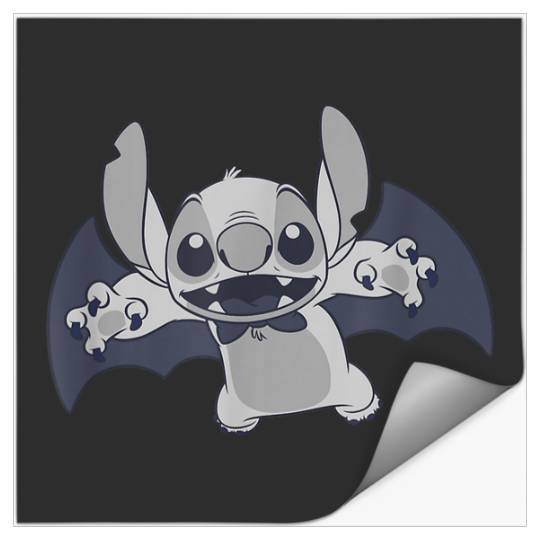 Disney Lilo Stitch Halloween 2024 Vampire Costume Pose Stickers