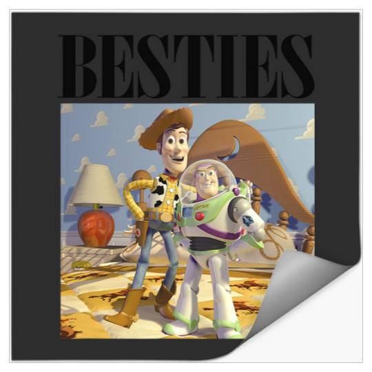 Disney Pixar Toy Story Buzz And Woody Besties Poster Stickers