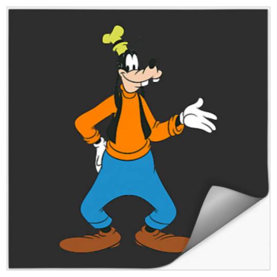 Disney Mickey And Friends Goofy Small Pocket Logo Stickers