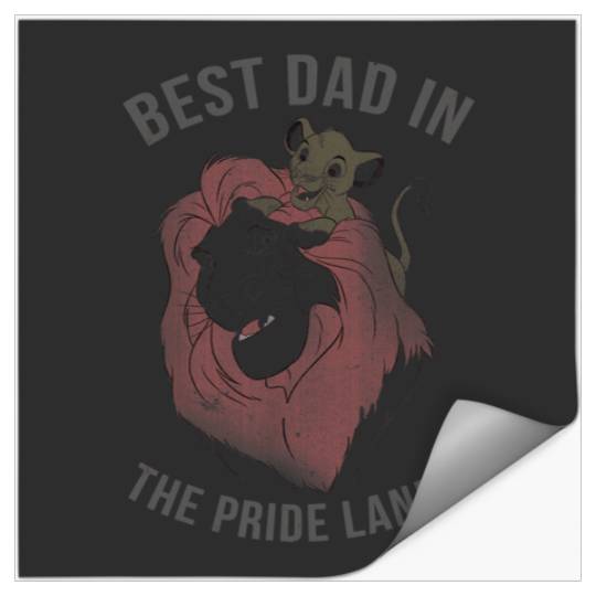 Disney Lion King Simba Mufasa Best Dad Graphic 0 Stickers