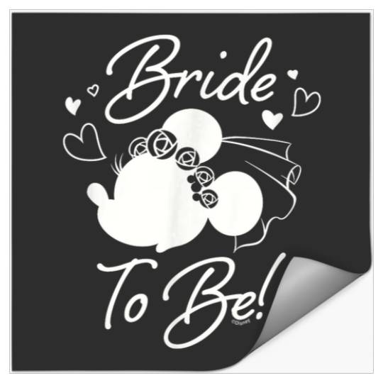 Disney Minnie Mouse Bride to Be Wedding Bridal B Stickers