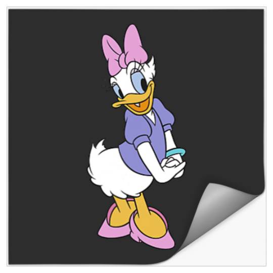 Disney Mickey And Friends Daisy Duck Small Pocket Logo Stickers