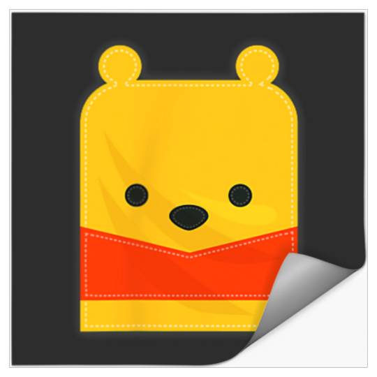 Disney Winnie the Pooh Small Block Character Pocket Stickers