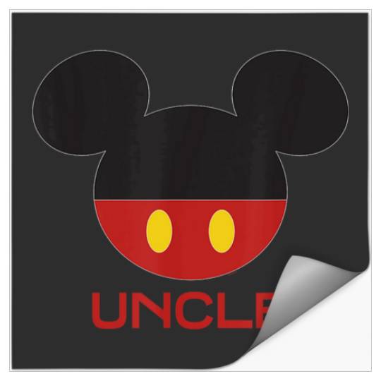Disney Mickey Mouse Icon Shorts Uncle Birthday F Stickers