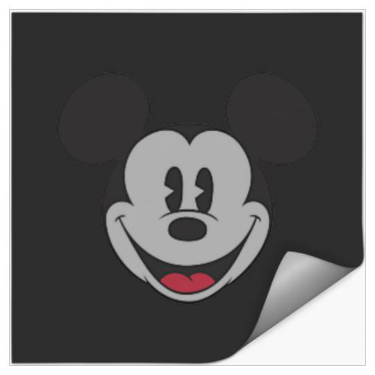 Disney Mickey And Friends Retro Smiling Mickey Pocket Logo Stickers