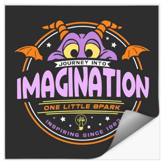 Disney Figment Journey Into Imagination One Little Spark Stickers