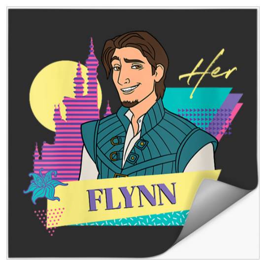 Disneyss Tangled Retro 90s Couples Matching Her Flynn Rider Stickers