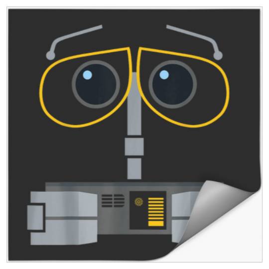 Disney Pixar WALLE Robot Big Face Halloween Cost Stickers